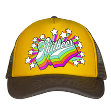 Load image into Gallery viewer, Shooting Stars Retro Trucker Hat - Gold/Brown
