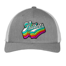 Load image into Gallery viewer, Structured Trucker Hat with Patch - Grey / White
